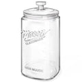 1.5 Gallon Glass Cookie Jar with Lid, Glass Canisters for Pantry Organizers & Storage, Wide Mouth Mason Jar for Flour Sugar, Sourdough Starter, Coffee, Dog Treat, Apothecary, Laundry Room